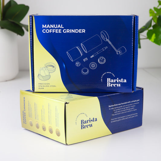 Manual Coffee Grinder With Stainless Steel Burr