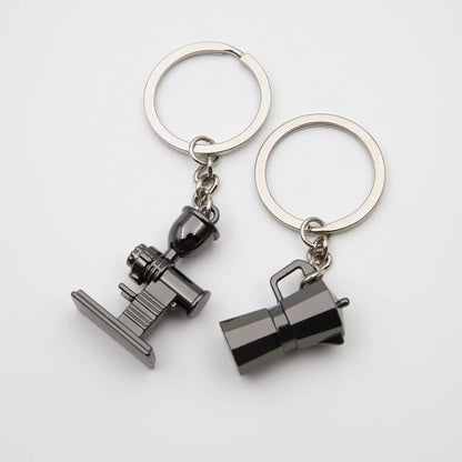 Miniature Coffee Gear Keychains