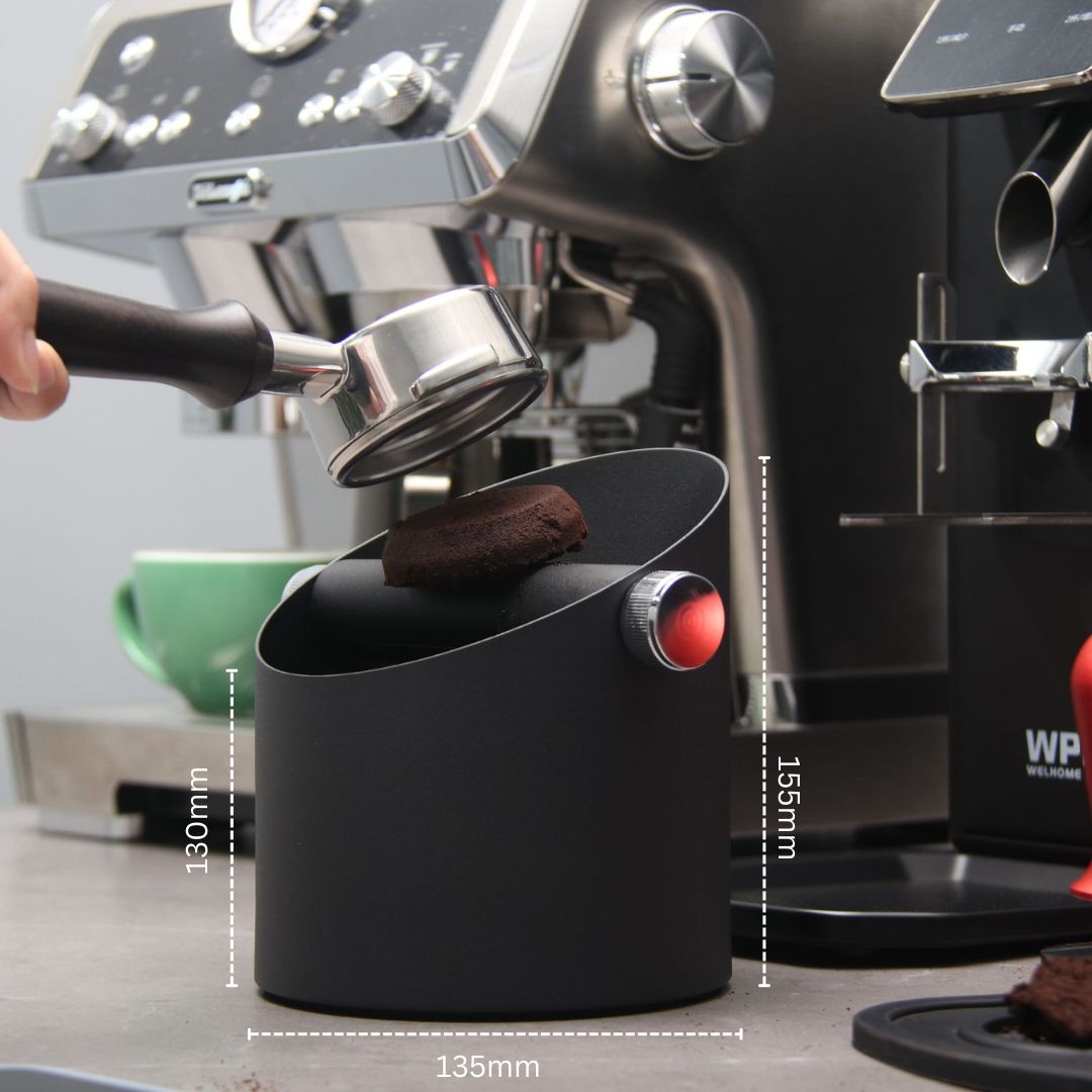 Espresso Knock Box with Detachable Knock Bar