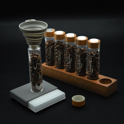 Single Dose Coffee Bean Cellar with One-Way Valve