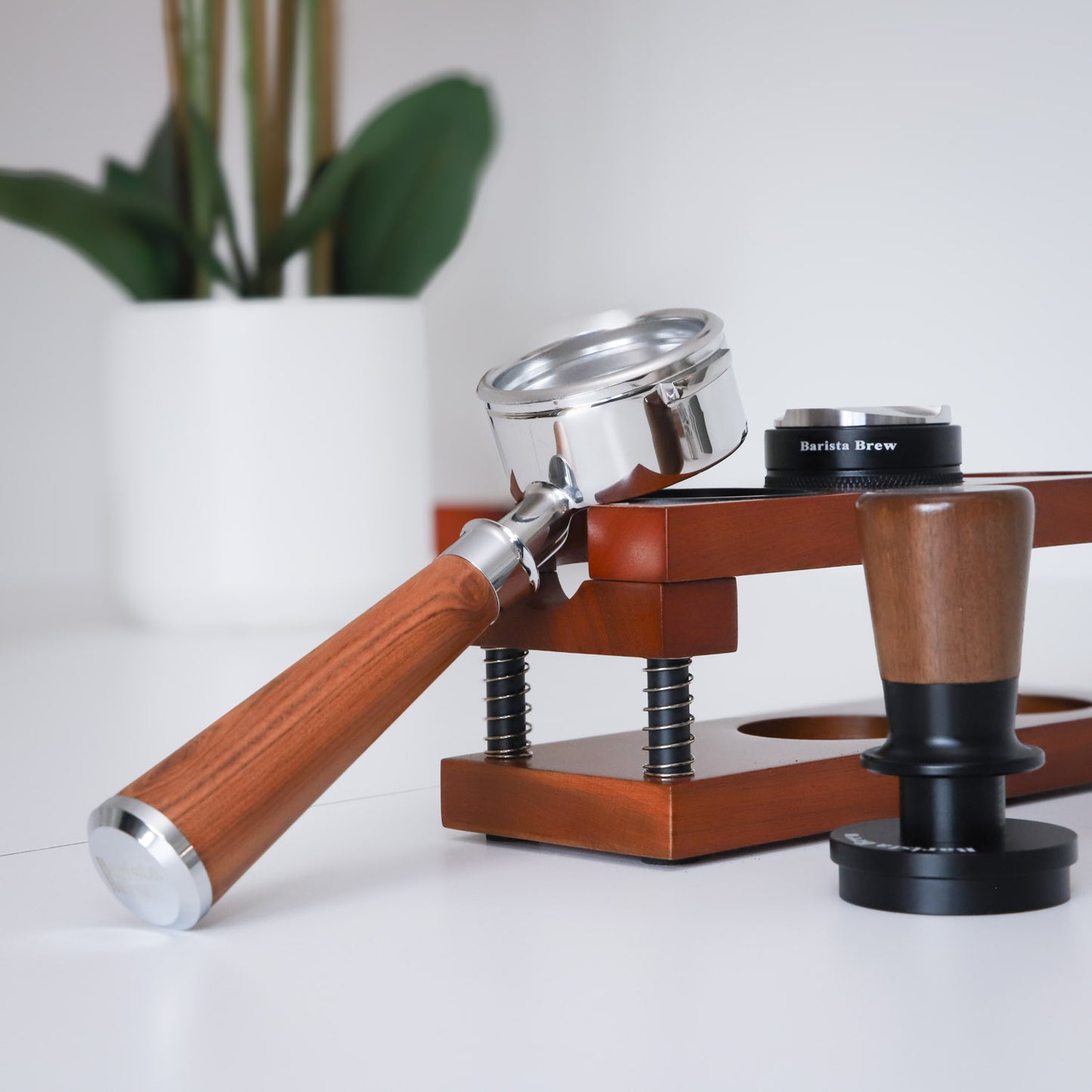 51mm Bottomless Portafilter, 3 Ears Naked Portafilter With Filter